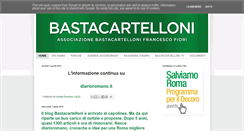 Desktop Screenshot of bastacartelloni.it